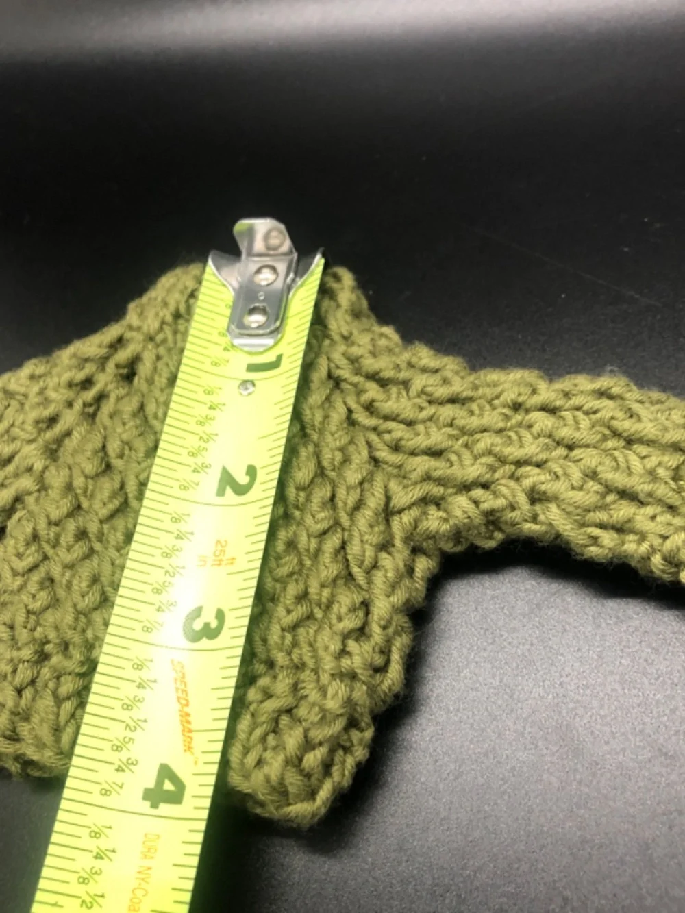 Mini Crochet Alpine Sweater Ornament, Gift Tag, Gift Topper, 3